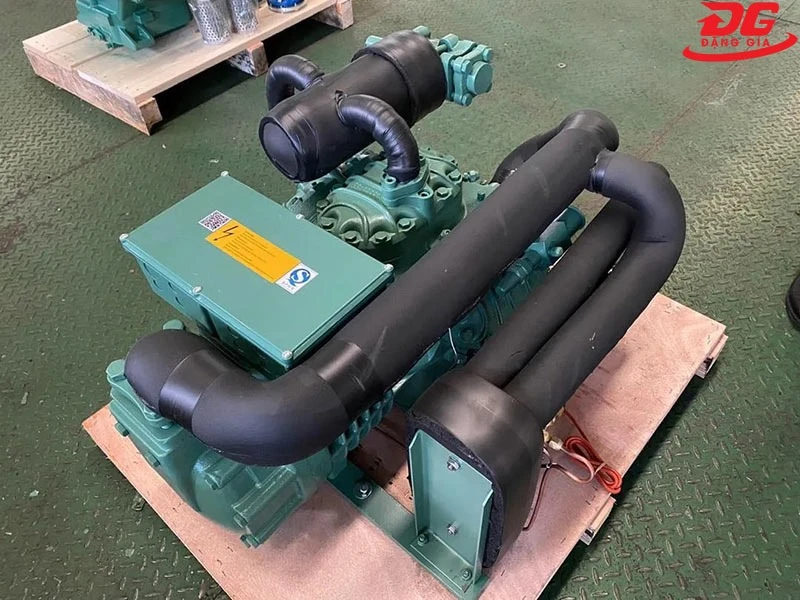 Máy nén lạnh 2 cấp và bình làm mát trung gian