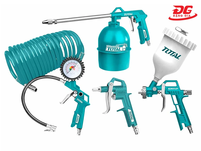 Các bộ phận cấu tạo của bình phun sơn sử dụng khí nén