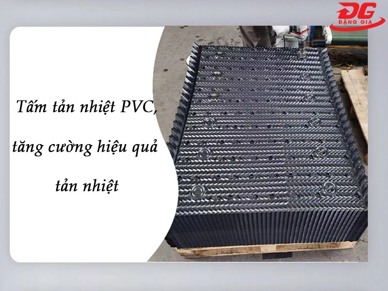 Tấm tản nhiệt làm từ chất liệu PVC