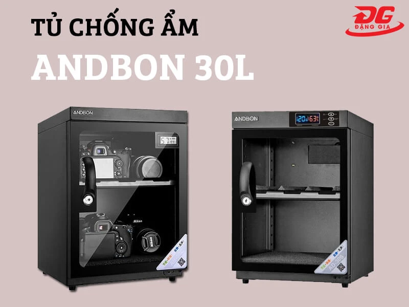 Tủ chống ẩm máy ảnh Andbon dung tích 30L