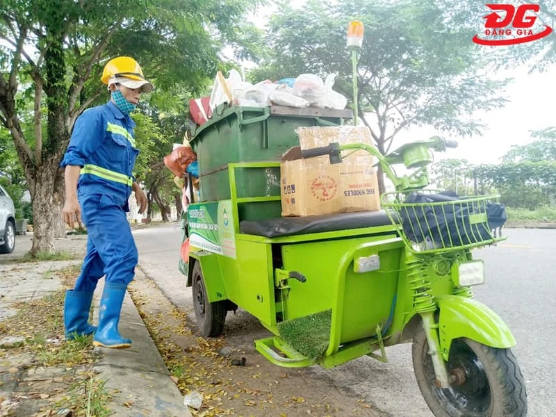 +5 Xe điện thu gom rác giá tốt nhất thị trường