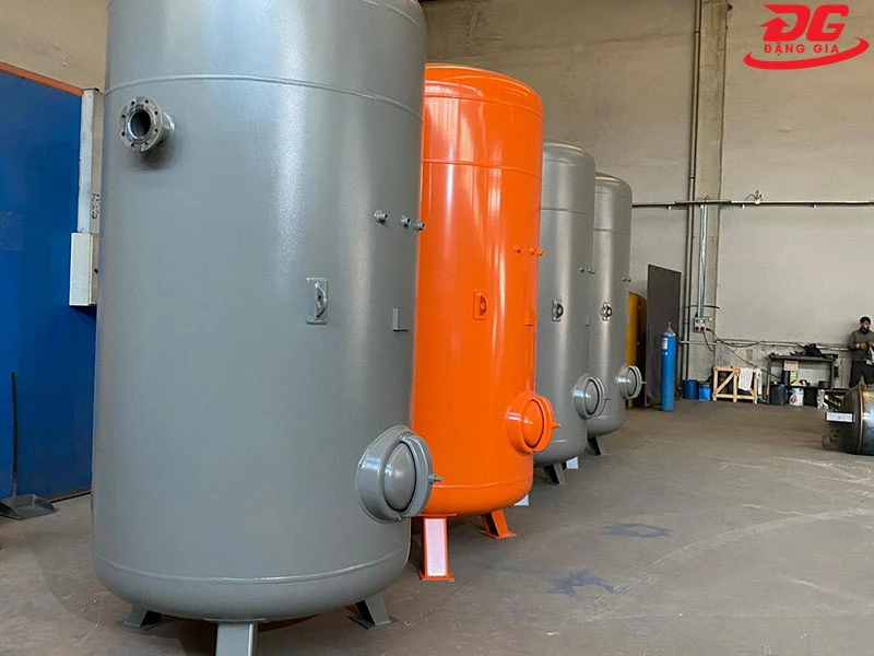 Bình chứa khí nén là gì? Cấu tạo & tác dụng bình khí nén