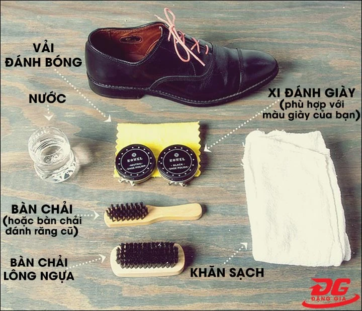 bộ dụng cụ đánh giày