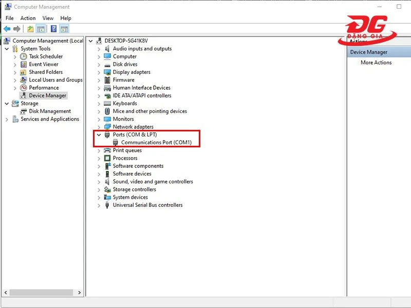 Kiểm tra cổng COM trình duyệt đang sử dụng