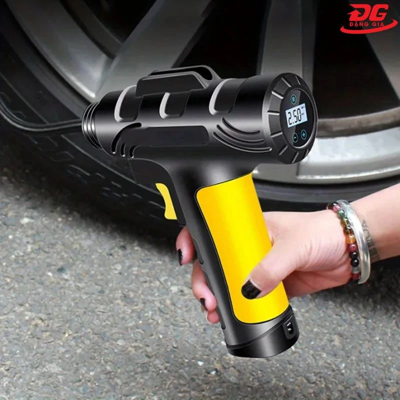 Cách sử dụng máy bơm hơi mini cầm tay