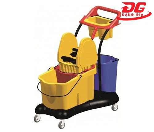 Hình ảnh sản phẩm Xe vắt nước lau sàn công nghiệp 2 ngăn 81L