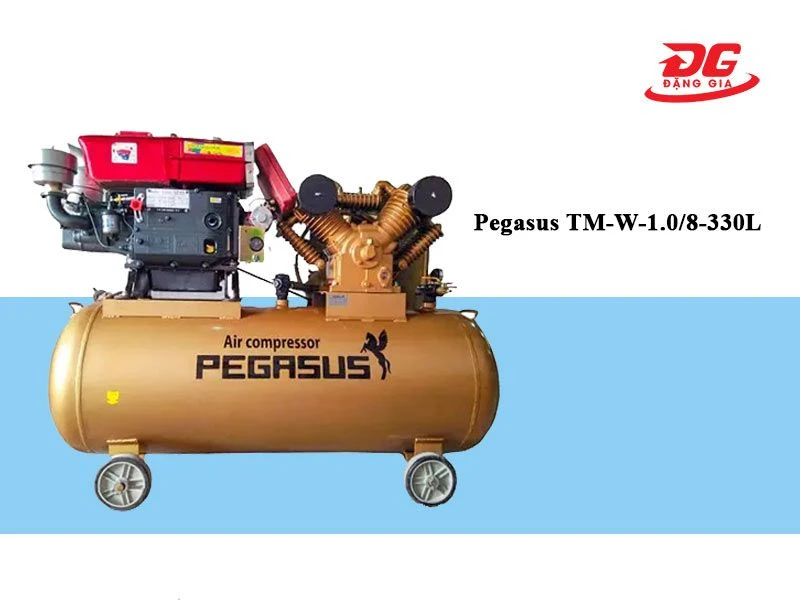 Máy nén khí chạy dầu diesel Pegasus TM-W-1.0/8-330L