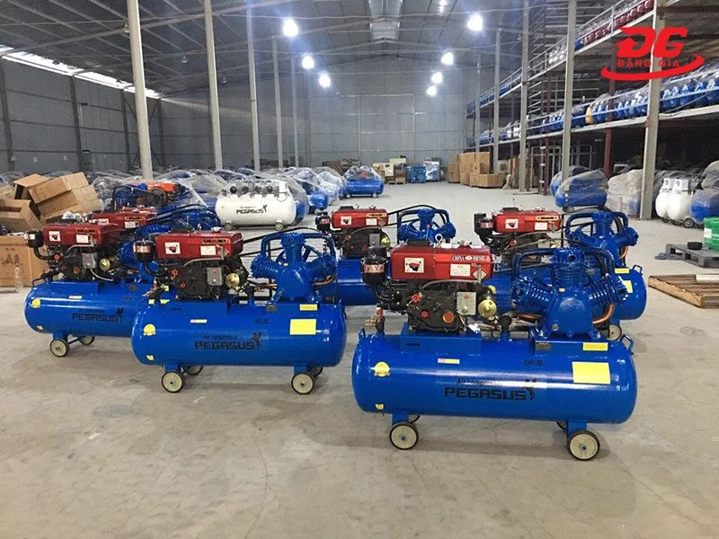 Mua máy nén khí chạy dầu diesel chính hãng, giá tốt tại Đặng Gia