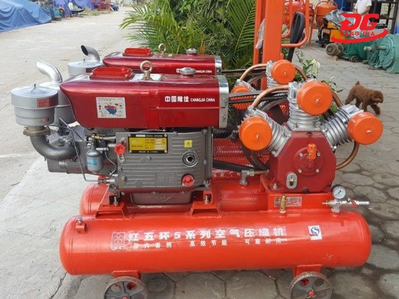 Ưu và nhược điểm của máy bơm hơi sử dụng động cơ diesel