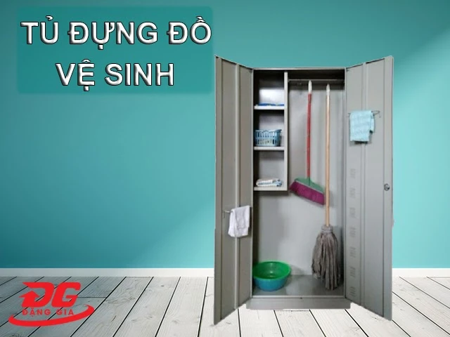Mẫu tủ để đồ vệ sinh tiện lợi