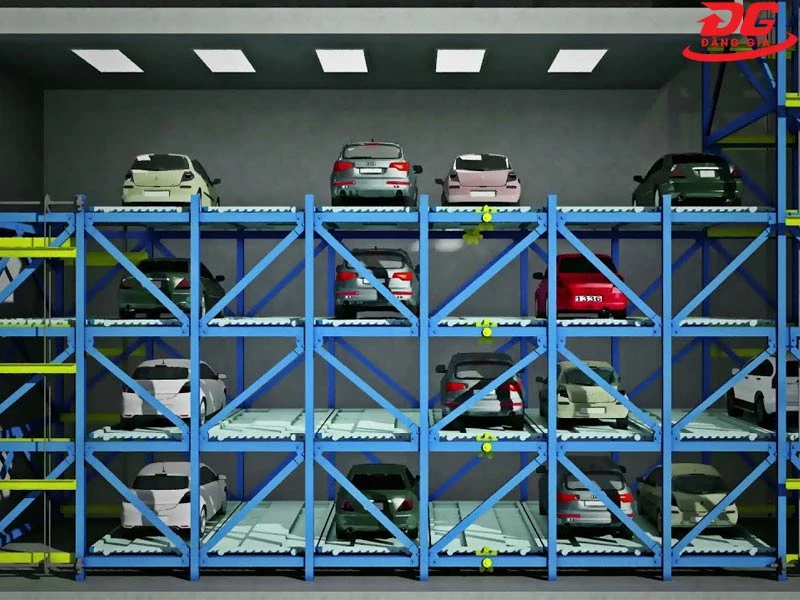 Hệ thống quản lý bãi đỗ xe dạng xoay vòng ngang