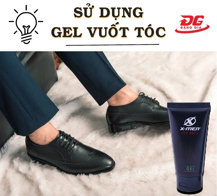 đánh giày bằng keo vuốt tóc