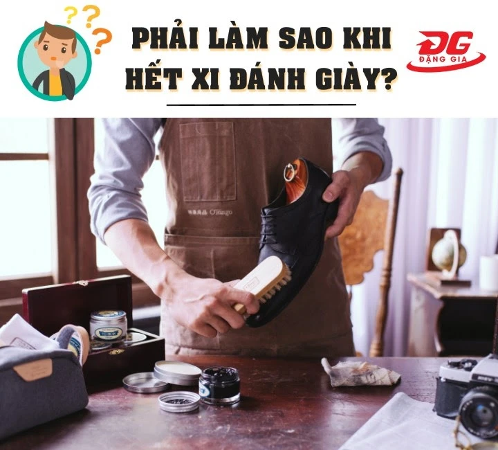 mẹo đánh giày không cần xi