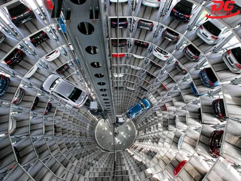 Bãi đậu xe thông minh dạng xoay vòng đứng
