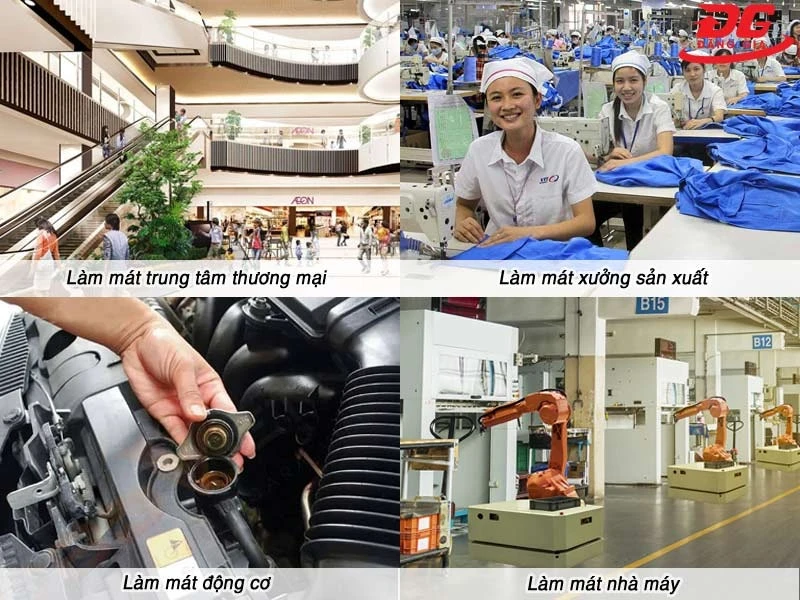 Các ứng dụng phổ biến của hệ thống làm mát trong đời sống