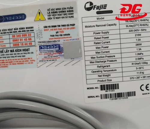 thong-tin-may-hut-am-fujie-hm-916ec