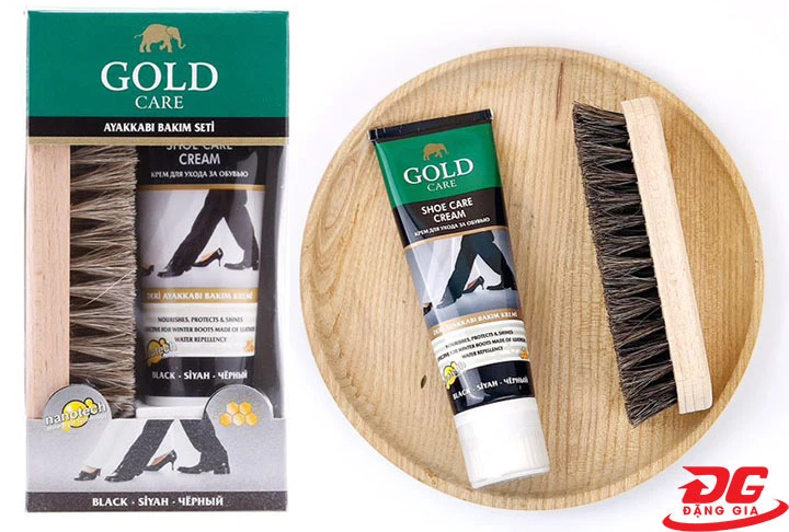 Bàn chải đánh giầy lông ngựa mềm GoldCare