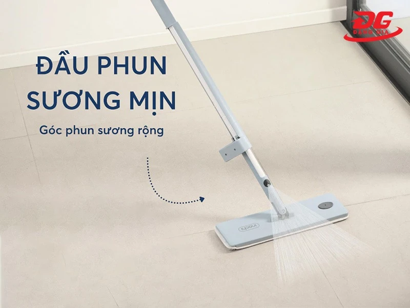 Cây lau Souji Flat làm sạch theo cơ chế phun sương
