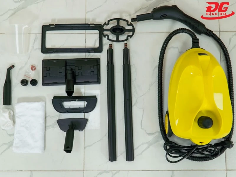 Bộ phụ kiện đi kèm với máy giặt thảm, ghế nỉ bằng hơi nước nóng Kumisai KMS02