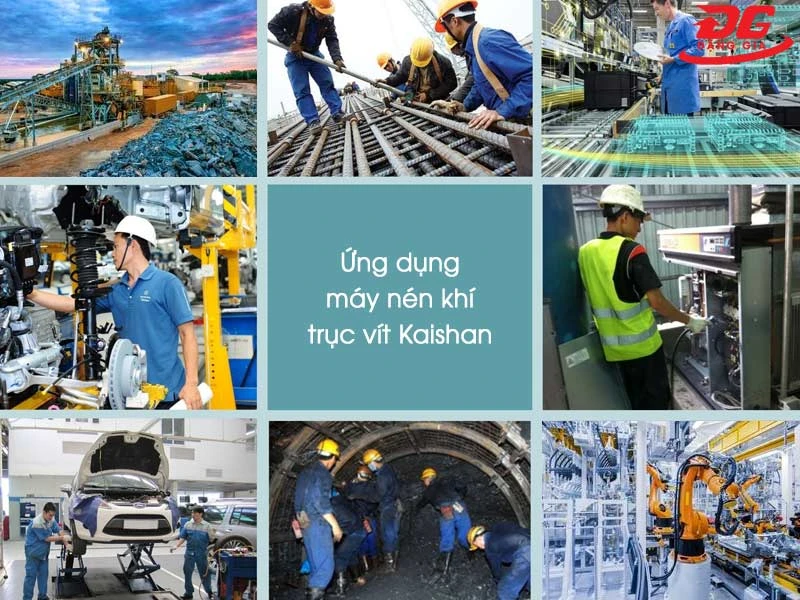 Ứng dụng của máy nén khí trục vít Kaishan