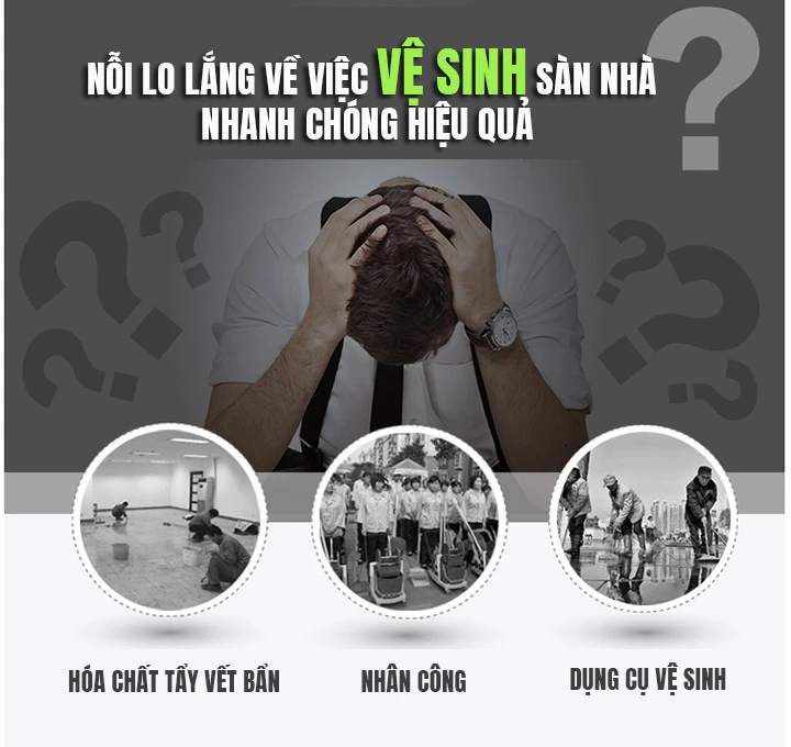 vệ sinh sàn nhà thủ công