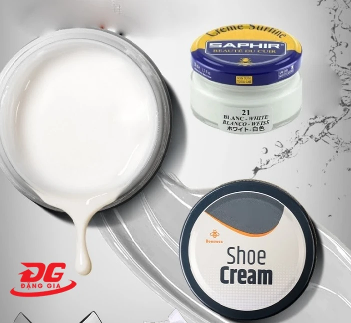 xi đánh giày trắng