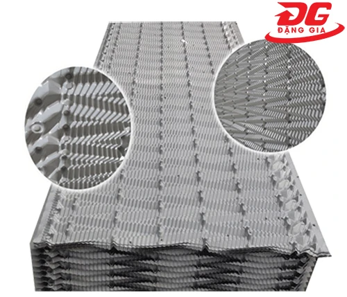 Tấm tản nhiệt PVC cho Tháp giải nhiệt KUKEN(*) 3