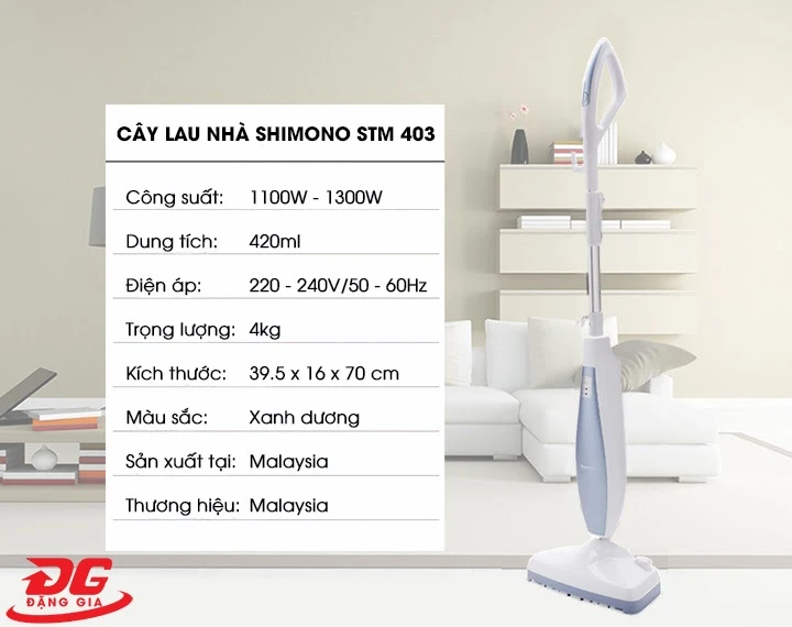 cây lau nhà thông minh bằng điện shimono