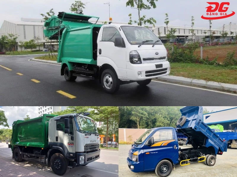 Các loại xe chở rác ở Việt Nam