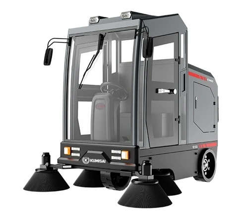 Xe quét rác ngồi lái Kumisai KMS-S11 6