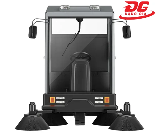 Xe quét rác ngồi lái Kumisai KMS-S11 4