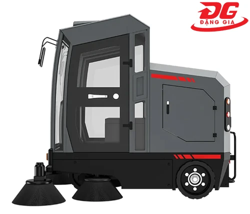 Xe quét rác ngồi lái Kumisai KMS-S11 3