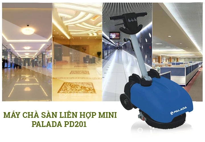 Ứng dụng của máy chà sàn liên hợp mini Palada PD201
