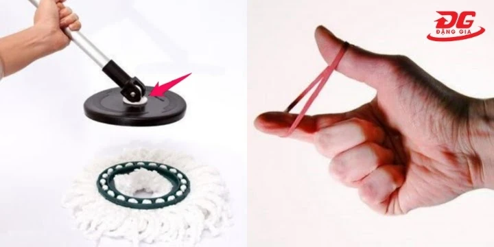 cách sửa cây lau nhà không xoay vắt được