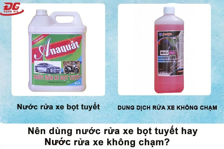 Rửa xe bọt tuyết hoặc rửa xe không chạm