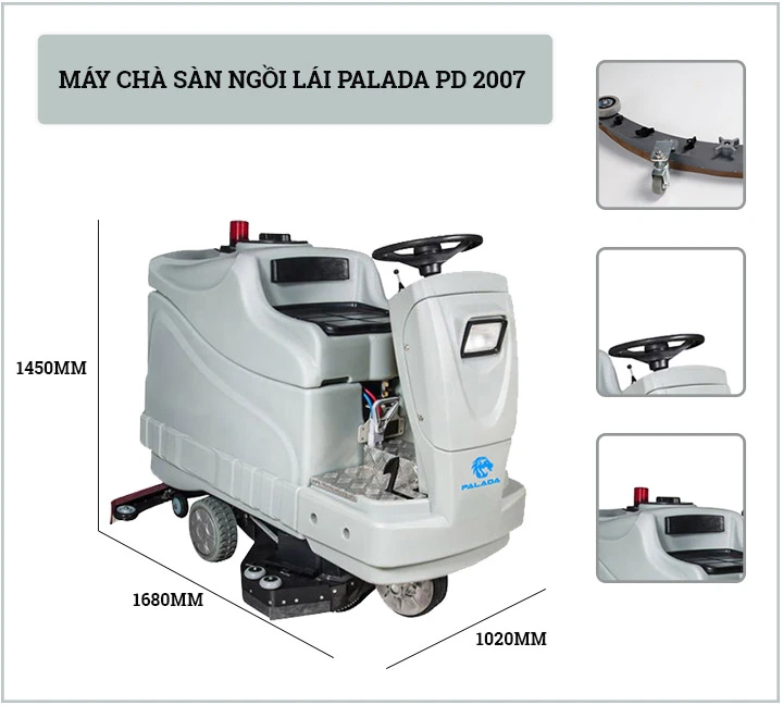 máy chà sàn ngồi lái Palada PD 2007