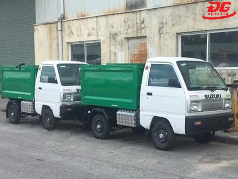 Xe chở rác nhỏ Suzuki Carry 2 khối 2m3