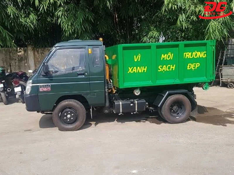 xe chở rác nhỏ