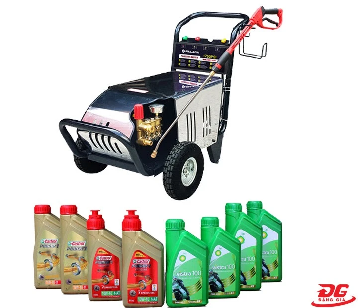 Thay dầu nhớt máy rửa xe định kỳ