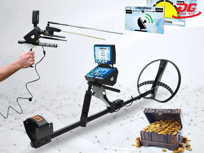 Máy dò vàng được sử dụng để xác định vị trí của mỏ vàng