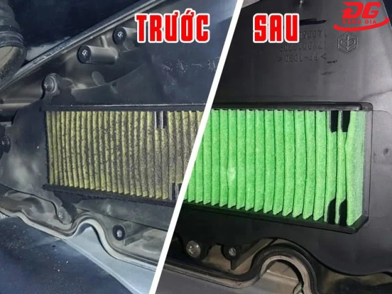 Làm sạch bộ lọc gió