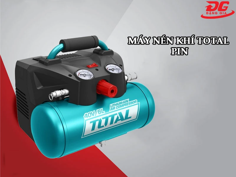 Máy bơm hơi nén khí Total dùng pin