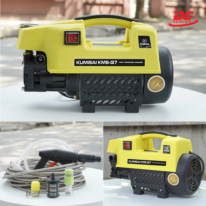 Máy rửa xe Kumisai KMS Q7 và các phụ kiện