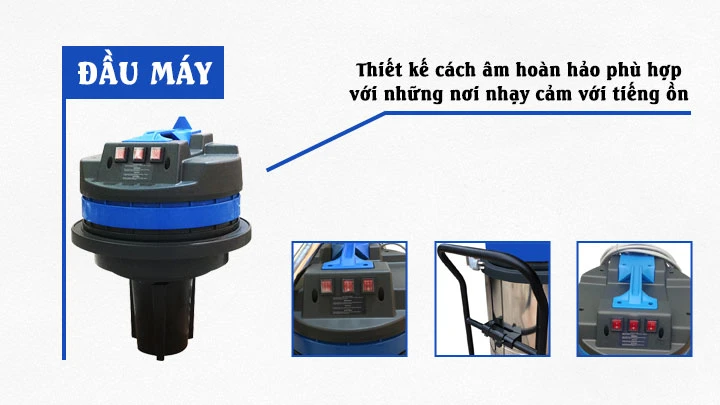 Palada PD80A sử dụng 3 motor mạnh mẽ