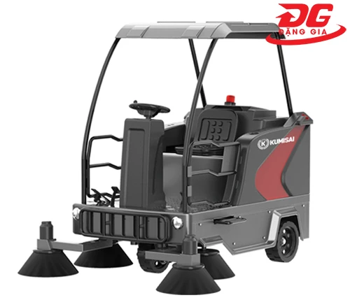 Xe quét rác ngồi lái Kumisai KMS-S8 5