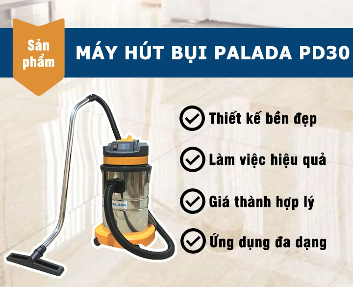 Máy hút bụi công nghiệp Palada PD30