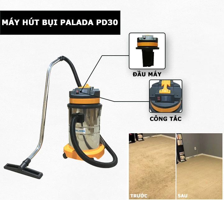 Palada PD30 có motor mạnh mẽ