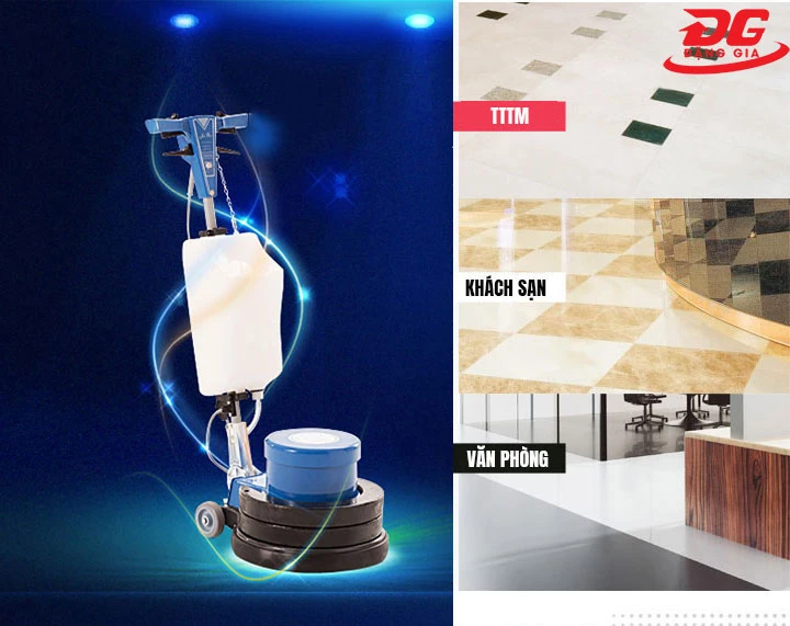 ứng dụng của máy chà sàn tạ Supper Clean SC17