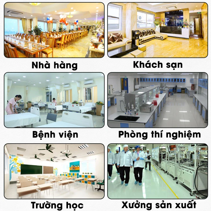 Ứng dụng của máy hút bụi công suất lớn Palada 380T