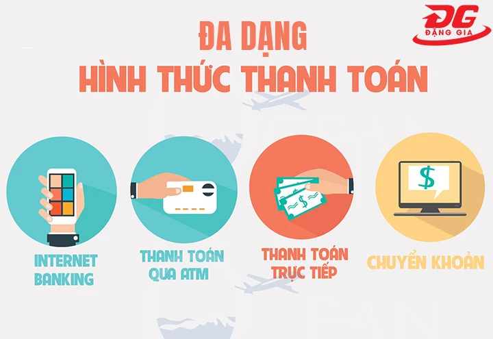 hình thức thanh toán tại Đặng Gia